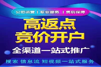 竞价开户推广案例数据解读